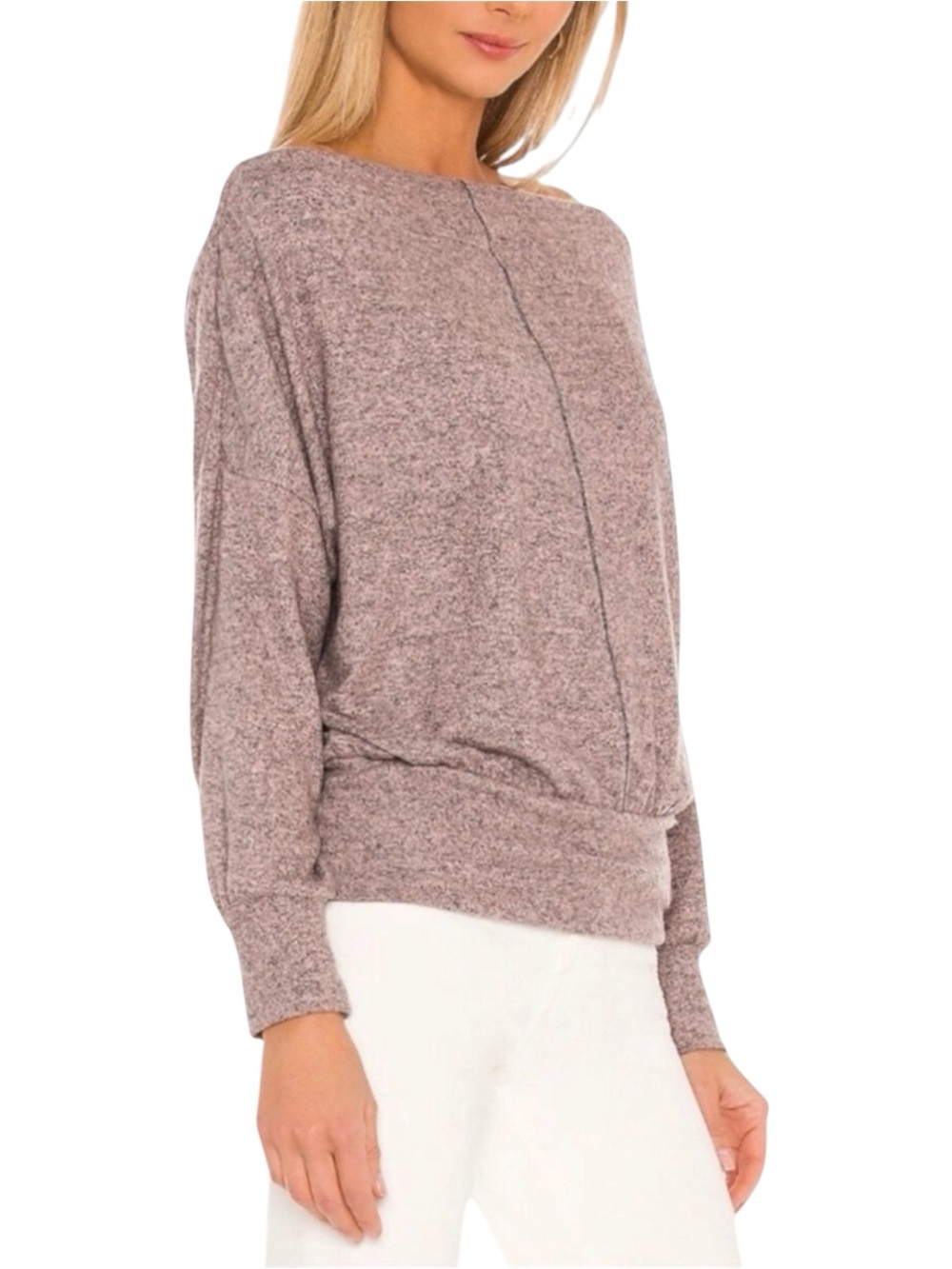 Lovers + Friends Estee Sweater Mauve NWT
